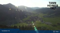 Archiv Foto Webcam Tannheim: Mittelstation Neunerköpfle 18:00
