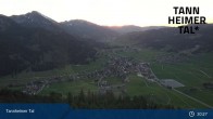 Archiv Foto Webcam Tannheim: Mittelstation Neunerköpfle 02:00