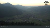 Archiv Foto Webcam Tannheim: Mittelstation Neunerköpfle 20:00