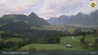Archived image Webcam Mountain restaurant Pinzgerhof at Brunnerberg 06:00