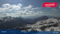 Archiv Foto Webcam Nassfeld: Blick Tressdorfer Höhe 08:00