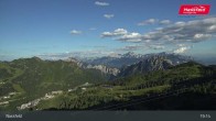 Archiv Foto Webcam Nassfeld: Blick Tressdorfer Höhe 18:00