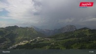 Archiv Foto Webcam Nassfeld: Blick Tressdorfer Höhe 18:00