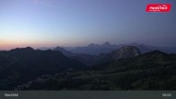 Archiv Foto Webcam Nassfeld: Blick Tressdorfer Höhe 04:00