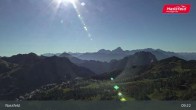 Archiv Foto Webcam Nassfeld: Blick Tressdorfer Höhe 08:00