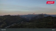 Archiv Foto Webcam Nassfeld: Blick Tressdorfer Höhe 18:00