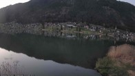 Archiv Foto Webcam Weissensee: Seeblick von Tschatscheleria 19:00