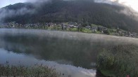 Archiv Foto Webcam Weissensee: Seeblick von Tschatscheleria 06:00