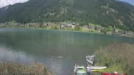 Archiv Foto Webcam Weissensee: Seeblick von Tschatscheleria 13:00