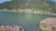 Archiv Foto Webcam Weissensee: Seeblick von Tschatscheleria 13:00
