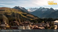 Archiv Foto Webcam Königsleiten: Panorama Ort 14:00