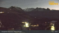 Archiv Foto Webcam Königsleiten: Panorama Ort 18:00