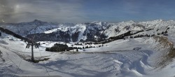 Archiv Foto Panorama Webcam Damüls an der Elsenalpstube 09:00