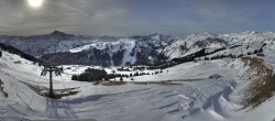 Archiv Foto Panorama Webcam Damüls an der Elsenalpstube 11:00