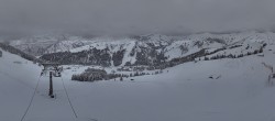 Archiv Foto Panorama Webcam Damüls an der Elsenalpstube 13:00