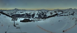 Archiv Foto Panorama Webcam Damüls an der Elsenalpstube 07:00