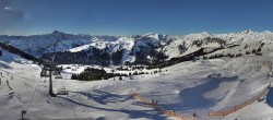 Archiv Foto Panorama Webcam Damüls an der Elsenalpstube 09:00