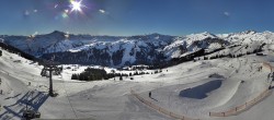 Archiv Foto Panorama Webcam Damüls an der Elsenalpstube 13:00