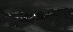 Archiv Foto Panorama Webcam Damüls an der Elsenalpstube 23:00