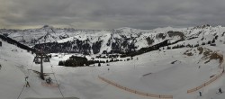 Archiv Foto Panorama Webcam Damüls an der Elsenalpstube 09:00