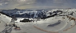 Archiv Foto Panorama Webcam Damüls an der Elsenalpstube 13:00