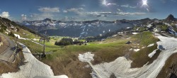 Archiv Foto Panorama Webcam Damüls an der Elsenalpstube 17:00