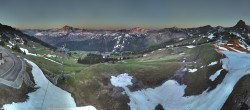 Archiv Foto Panorama Webcam Damüls an der Elsenalpstube 05:00