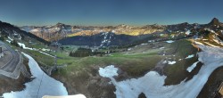 Archiv Foto Panorama Webcam Damüls an der Elsenalpstube 06:00