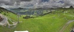 Archiv Foto Panorama Webcam Damüls an der Elsenalpstube 13:00