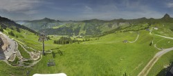 Archiv Foto Panorama Webcam Damüls an der Elsenalpstube 09:00