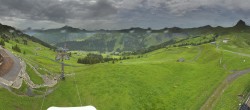 Archiv Foto Panorama Webcam Damüls an der Elsenalpstube 13:00