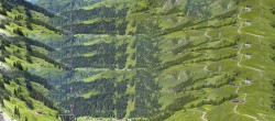 Archiv Foto Panorama Webcam Damüls an der Elsenalpstube 09:00