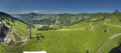 Archiv Foto Panorama Webcam Damüls an der Elsenalpstube 09:00