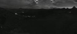 Archiv Foto Panorama Webcam Damüls an der Elsenalpstube 23:00