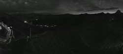 Archiv Foto Panorama Webcam Damüls an der Elsenalpstube 23:00