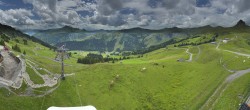 Archiv Foto Panorama Webcam Damüls an der Elsenalpstube 13:00