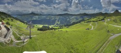 Archiv Foto Panorama Webcam Damüls an der Elsenalpstube 15:00
