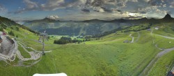 Archiv Foto Panorama Webcam Damüls an der Elsenalpstube 19:00