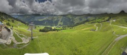 Archiv Foto Panorama Webcam Damüls an der Elsenalpstube 13:00