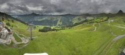 Archiv Foto Panorama Webcam Damüls an der Elsenalpstube 13:00