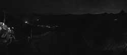 Archiv Foto Panorama Webcam Damüls an der Elsenalpstube 23:00