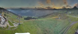 Archiv Foto Panorama Webcam Damüls an der Elsenalpstube 19:00