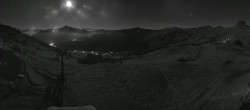 Archiv Foto Panorama Webcam Damüls an der Elsenalpstube 23:00