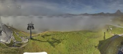 Archiv Foto Panorama Webcam Damüls an der Elsenalpstube 09:00