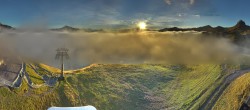Archiv Foto Panorama Webcam Damüls an der Elsenalpstube 17:00
