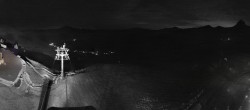 Archiv Foto Panorama Webcam Damüls an der Elsenalpstube 23:00
