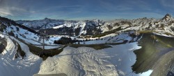 Archiv Foto Panorama Webcam Damüls an der Elsenalpstube 07:00