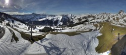 Archiv Foto Panorama Webcam Damüls an der Elsenalpstube 09:00