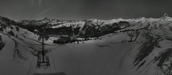 Archiv Foto Panorama Webcam Damüls an der Elsenalpstube 23:00
