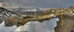 Archiv Foto Panorama Webcam Damüls an der Elsenalpstube 08:00